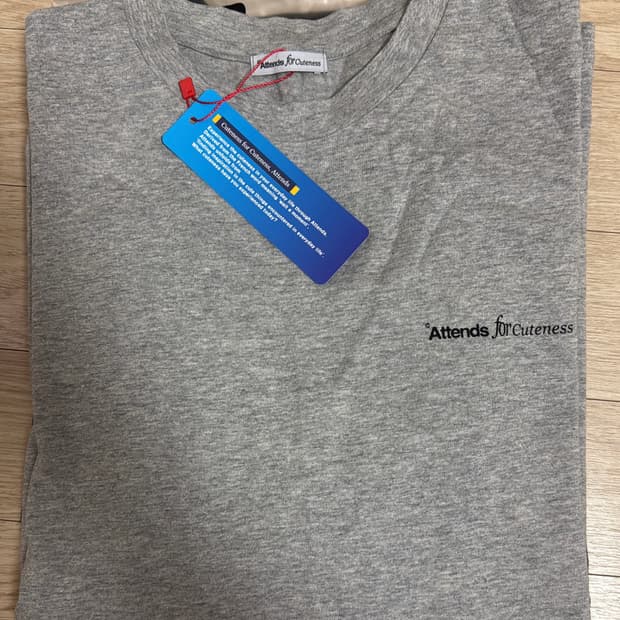 어텐즈 롱 슬리브 티 그레이