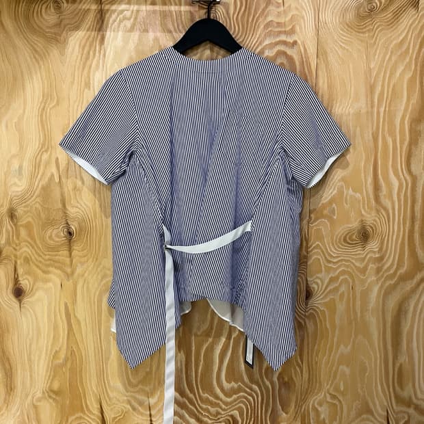 사카이 16s/s 스트라이프 하프 블라우스