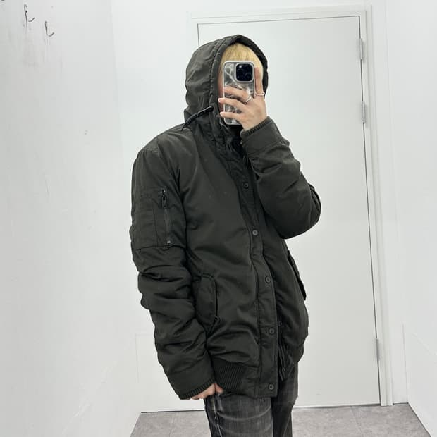 Bershka vintage khaki ma-1 jacket
