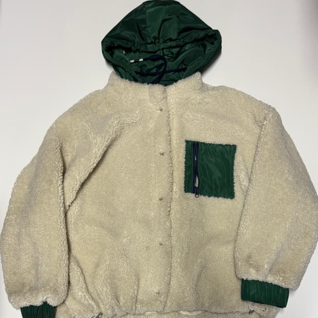 여성 자라 ZARA 빅 사이즈 플리스 후드 자켓 77 ~ 88