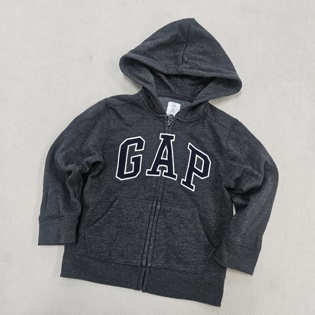 5 GAP 키즈 로고 후드 집업 0526Y