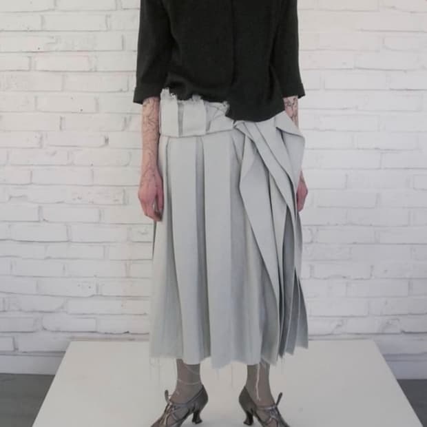 애옹쓰 오프비트 스커트 민트 2