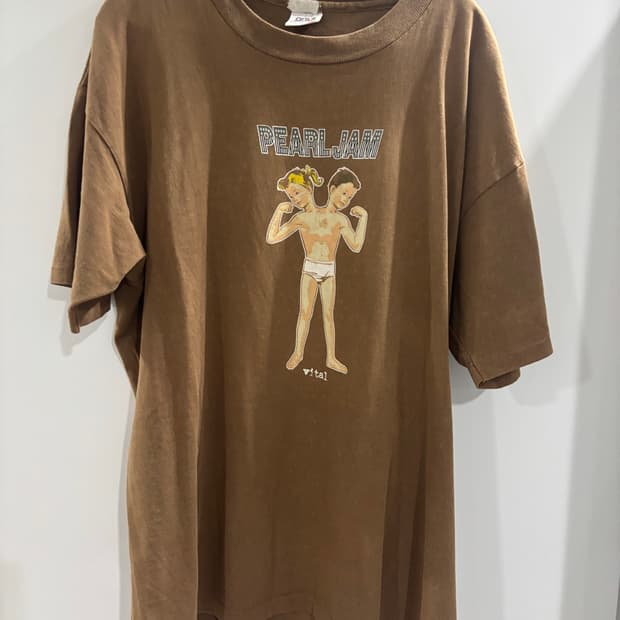 펄잼 빈티지 밴드티