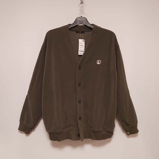 탑텐 카키 가디건