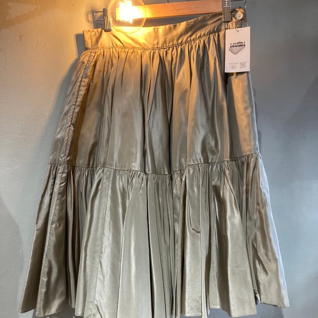 폴로 랄프로렌 실크 베이지 캉캉스커트
