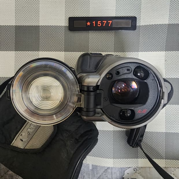 캐논 오토보이 제트 필름카메라 리모컨 파우치 포함