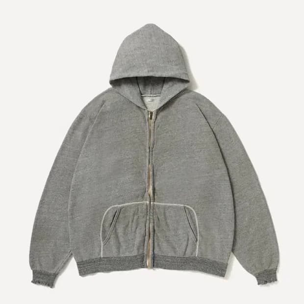 (구매)아프레쎄 26ss 후드집업 그레이