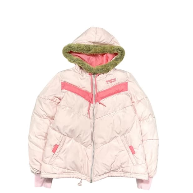 Adidas japan 아디다스 핑크우유 패딩