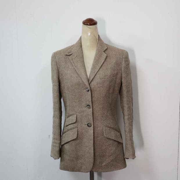 W-3854/폴로 정품 여성용 헤링본 자켓 2