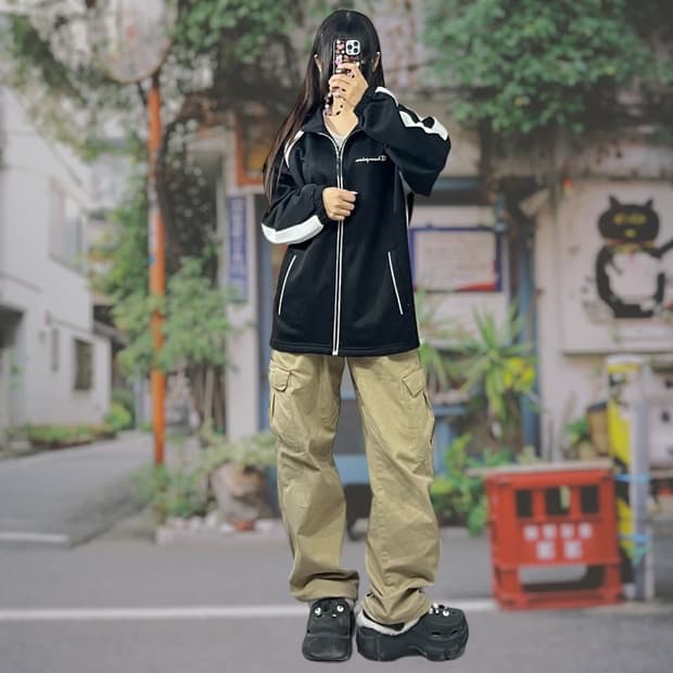 챔피온 재팬 블랙 트랙탑