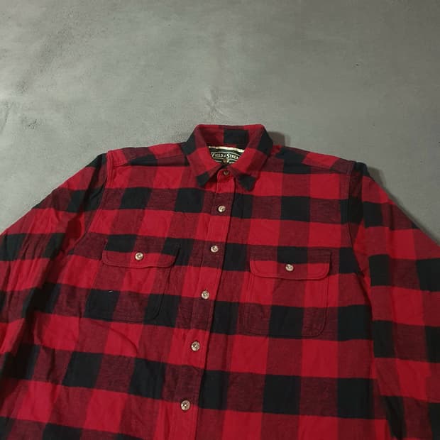 필드앤스트림 버팔로 체크 셔츠 자켓 L