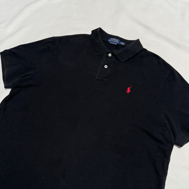 폴로랄프로렌 커스텀 슬림핏 카라 반팔티