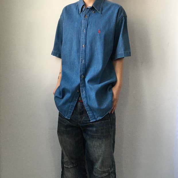 Polo denim shirt