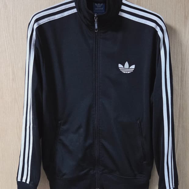 (착샷) 아디다스 파이어버드 져지 블랙 