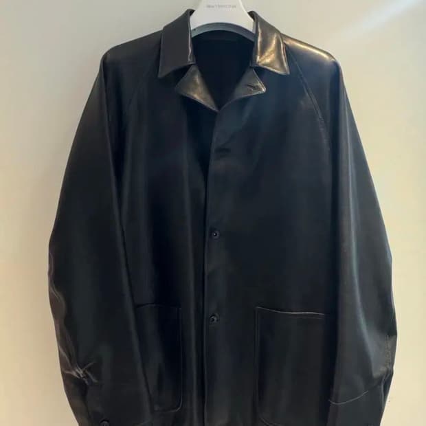 코모리 레더워크자켓