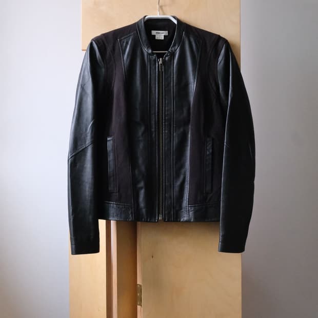 HELMUT LANG Panel Leather Blouson