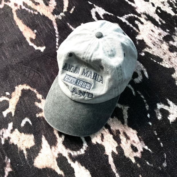 빈티지 그레이 볼캡