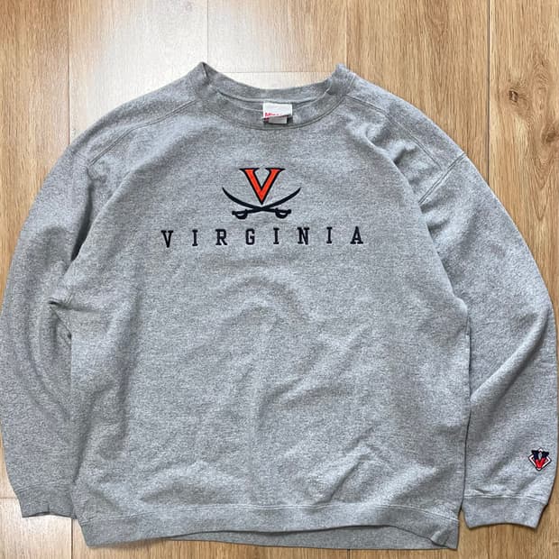 택포) 90s Made USA 버지니아 유니버시티 대학 빈티지 스웻셔츠