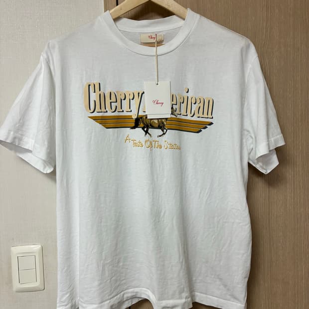 [M]Cherry LA american 티셔츠 화이트