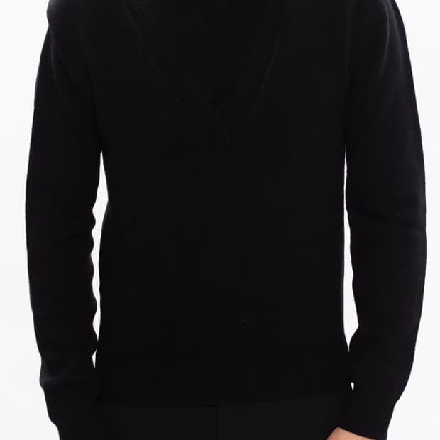 [S] 보테가 베네타 인트레치아토 컷아웃 울 스웨터