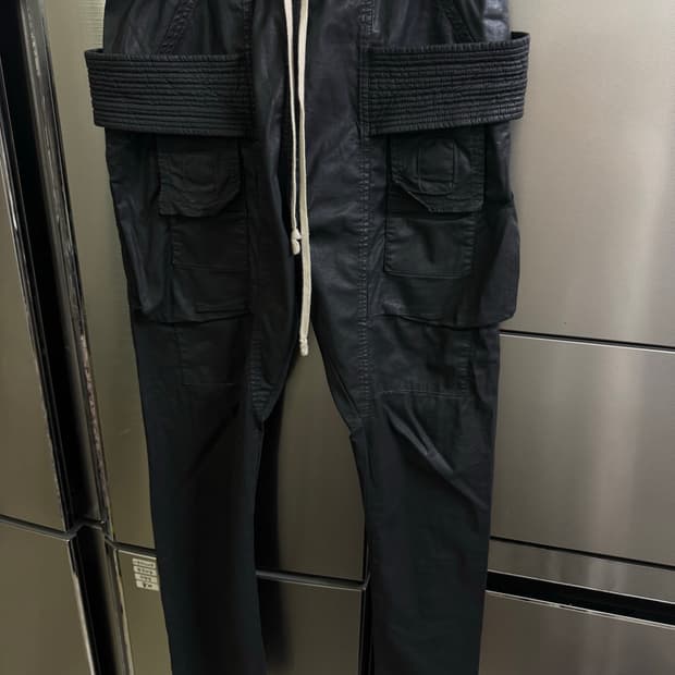 릭오웬스 태권도 코팅 팬츠rm s