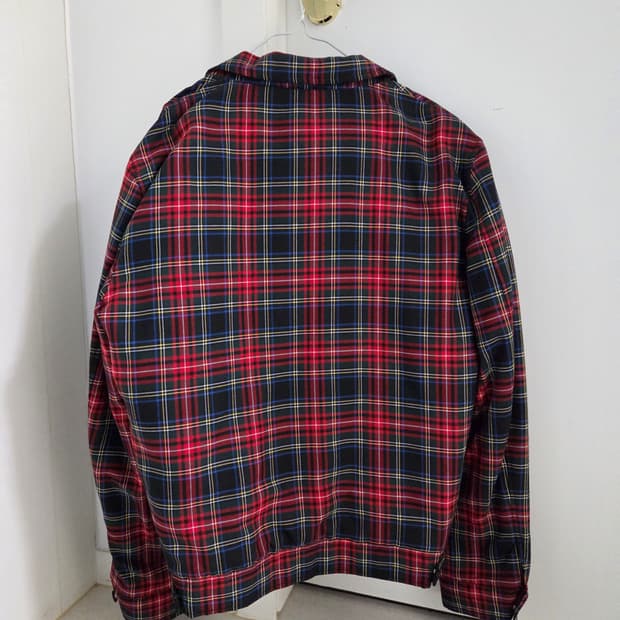 자라 체크 자켓 L