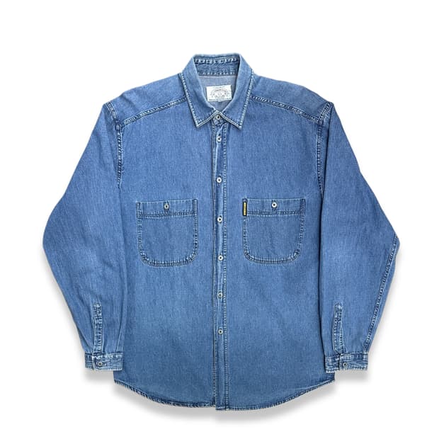 90s ARMANI JEANS 데님 셔츠 L