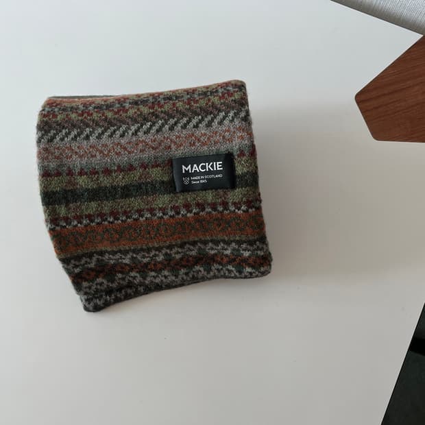 Robert Mackie Fairisle Muffler