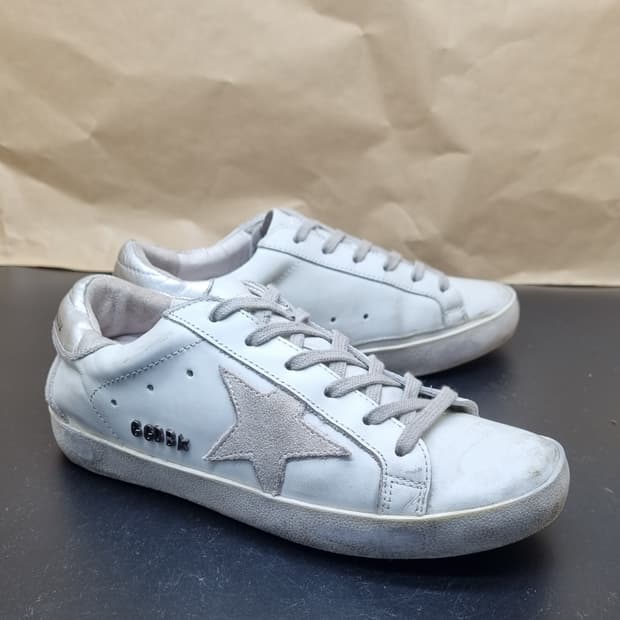 골든구스 슈퍼스타 실버탭 스니커즈 225