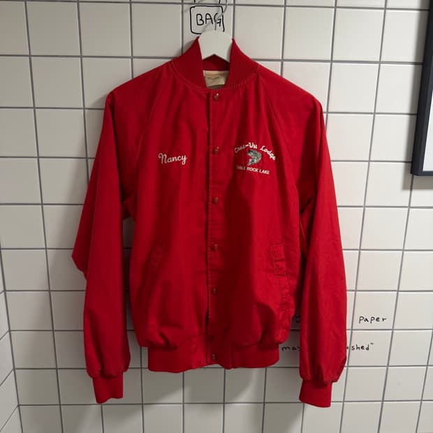 Usa Vintage Bomber Jacket S (착샷)