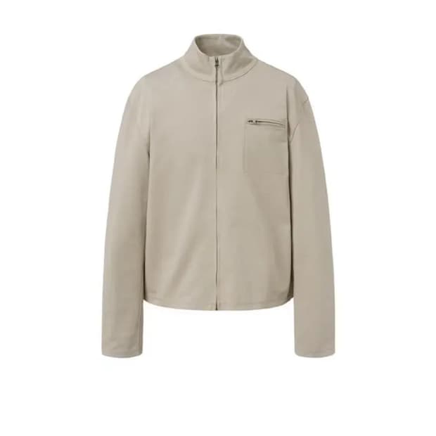 아모멘토 슬림핏 포켓 점퍼 m