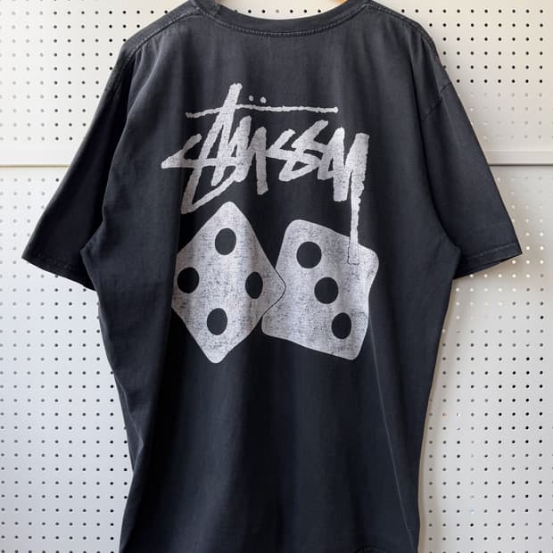 스투시 21S/S 다이스 피그먼트 다이드 티셔츠