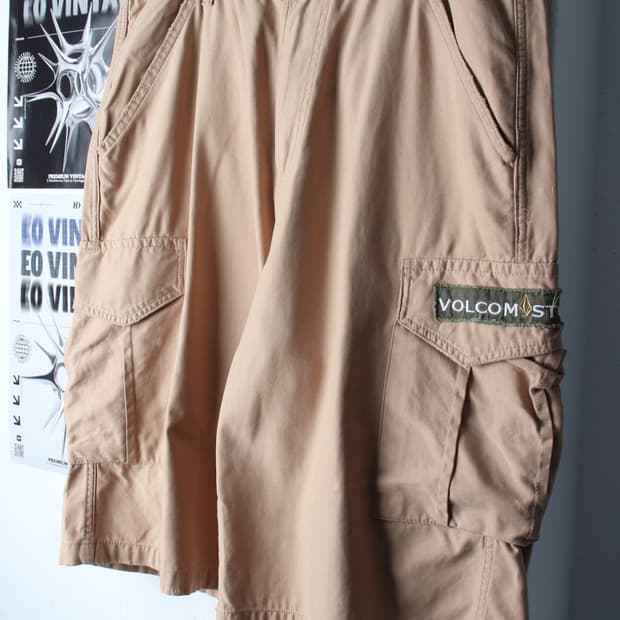 (2XL) 볼컴 반바지 팬츠 빅사이즈 카고 베이지 버뮤다-P9798