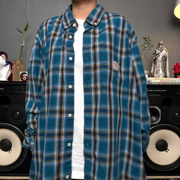 칼하트 체크셔츠