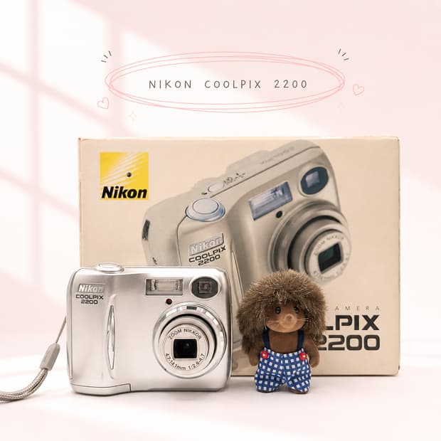📸 니콘 쿨픽스 E2200 ✨ 깔끔한 결과물 감성디카 💗