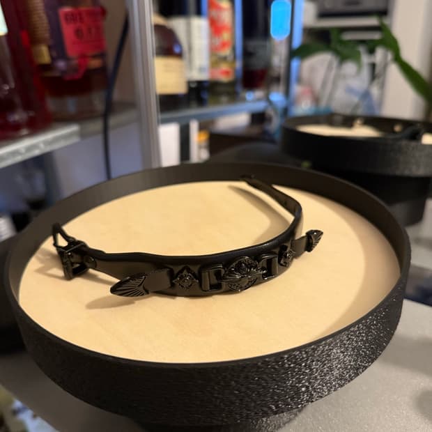 토가 콘초 벨트 뱅글(블랙)