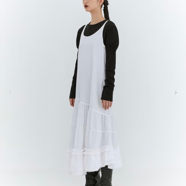 버뮬라 프릴 맥시 드레스