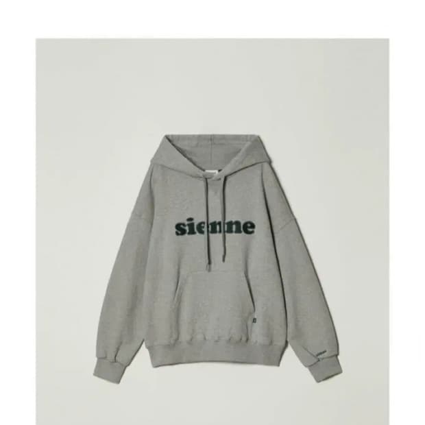 시엔느 후드티 멜란지그레이