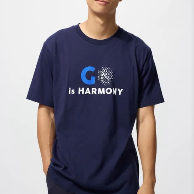 유니클로 Peace for all navy L