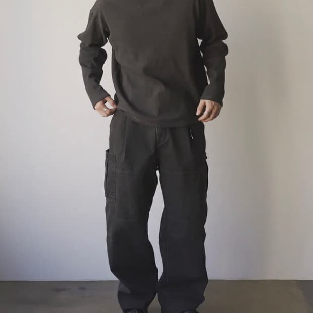 시도 카고팬츠 피그먼트 차콜 3 사이즈