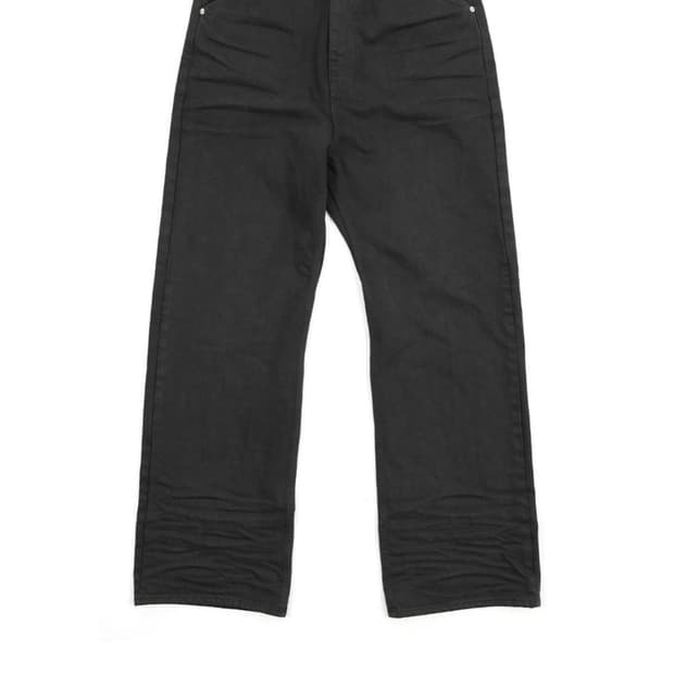 파프롬왓 FAR WRINKLED WASHED PANTS (BLACK) 3