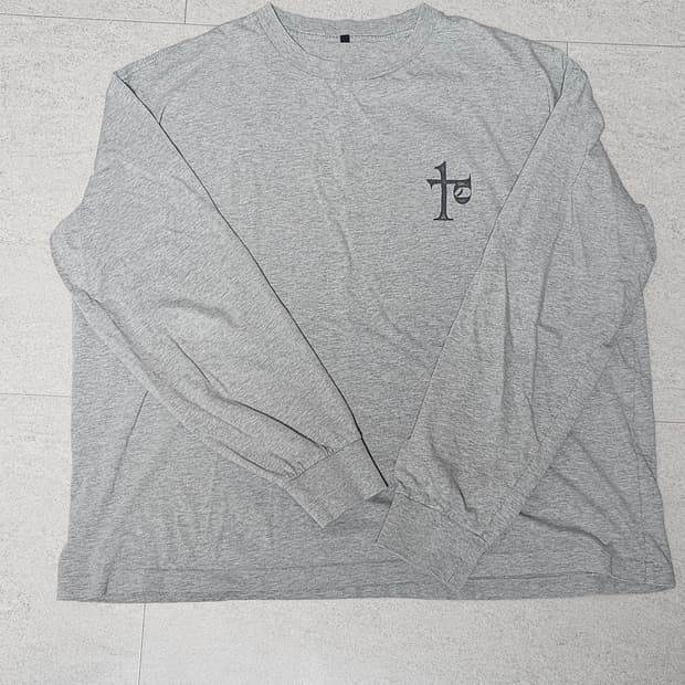 3)폴리테루 심볼피 롱슬리브 멜란지그레이