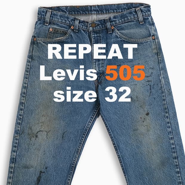 리바이스 505 오렌지탭 80s USA 32 인치 OR50534113