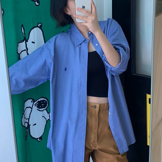 폴로 랄프로렌 잔체크 셔츠 (Man 2XL) AB0271
