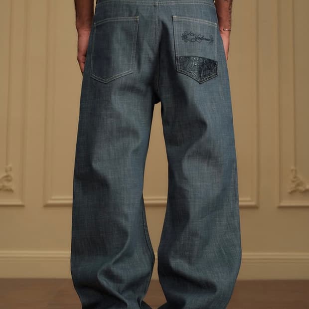 YAD CREW 생지 데님팬츠