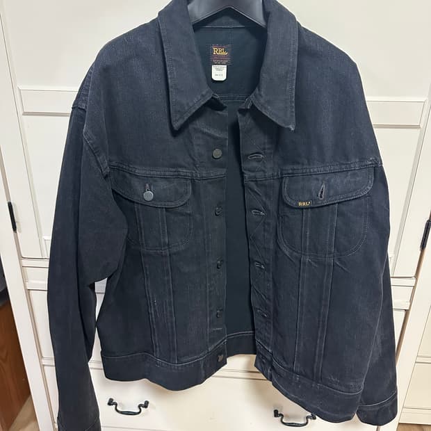 RRL lot271 흑청 XL