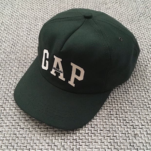 90s USA made spell-out wool blended caps