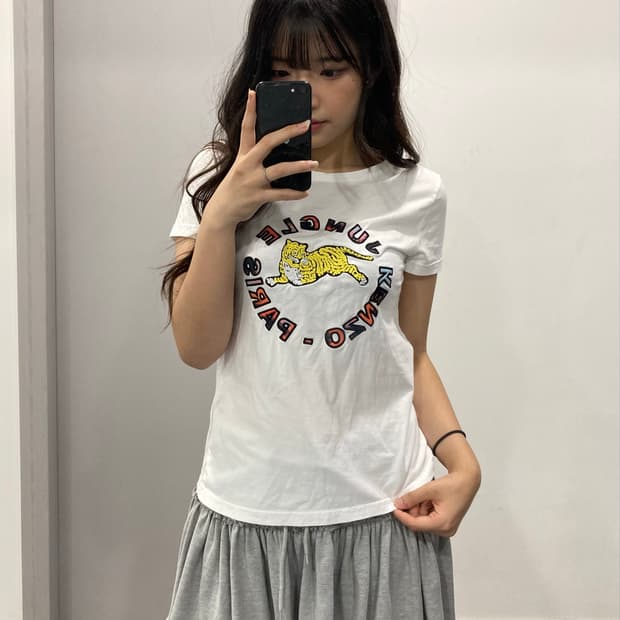 겐조 H&M 화이트 티셔츠