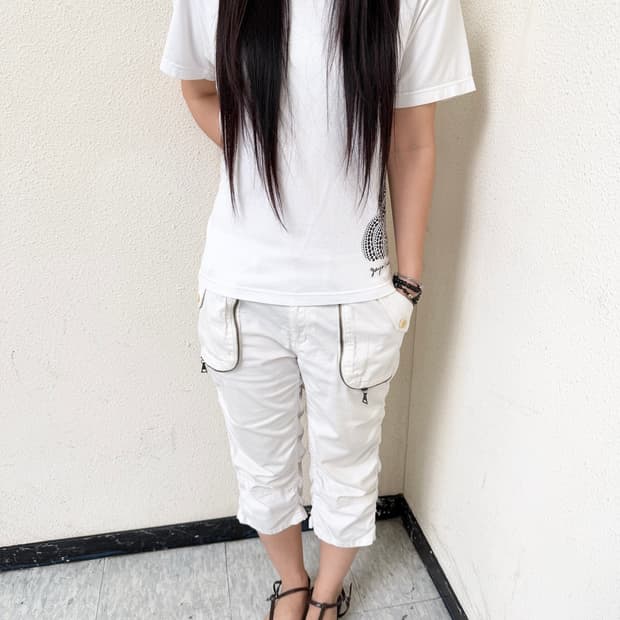 00s Hamnett capri zip pants