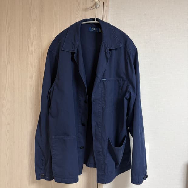 폴로 랄프로렌 코튼 초어 자켓 NAVY